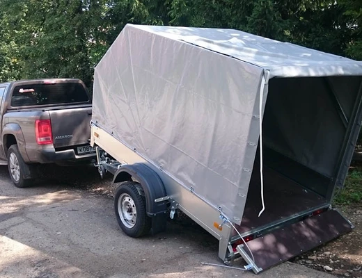 Прицеп бортовой одноосный без тормоза ССТ-7132-06-У (платформа Ш=1370 мм)