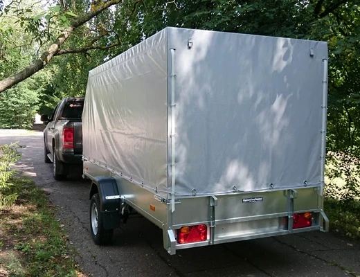 Прицеп бортовой одноосный без тормоза ССТ-7132-9К (платформа Ш=1510 мм)