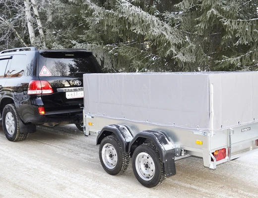 Прицеп бортовой двухосный без тормоза ССТ-7132-16 (платформа Ш=1510 мм)