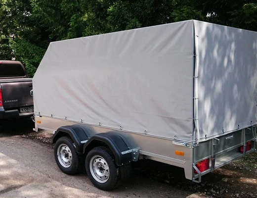 Прицеп бортовой двухосный без тормоза ССТ-7132-11 (платформа Ш=1510 мм)