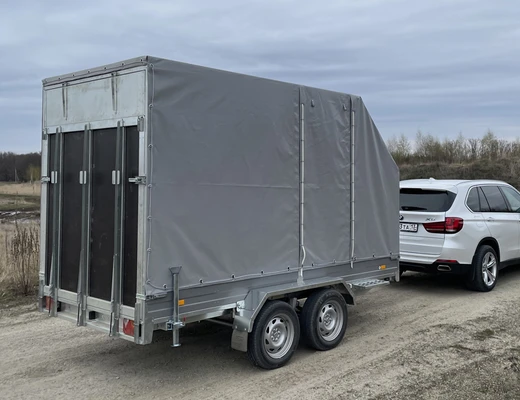 Прицеп бортовой двухосный без тормоза ССТ-7132-61-У (платформа Ш=1510 мм)