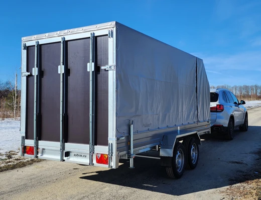 Прицеп бортовой двухосный без тормоза ССТ-7132-65 (платформа Ш=1768 мм)