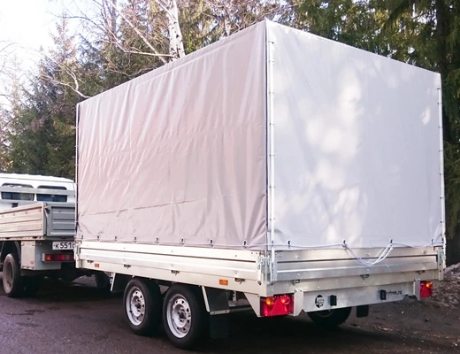 Прицеп бортовой двухосный без тормоза ССТ-7132-30 (платформа Ш=2047 мм)