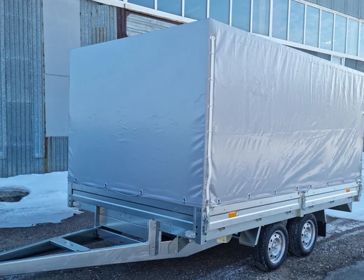 Прицеп бортовой двухосный без тормоза ССТ-7132-35 (платформа Ш=2047 мм)