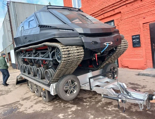 Прицеп для перевозки спецтехники, авто