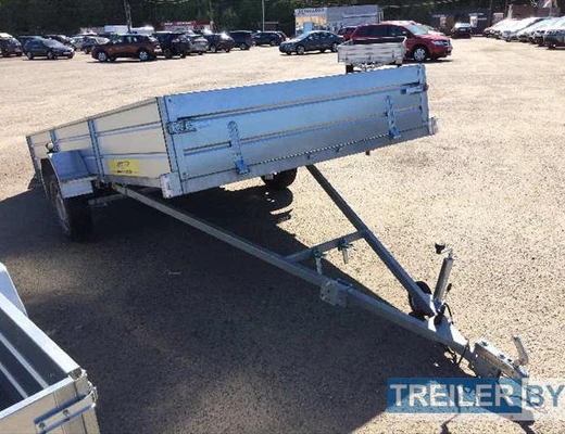 Бортовой одноосный прицеп без тормоза Вектор (ЛАВ) 81012С 4.0