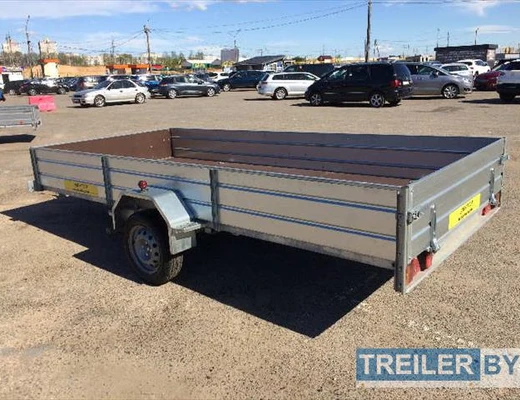 Бортовой одноосный прицеп без тормоза Вектор (ЛАВ) 81012С 4.0