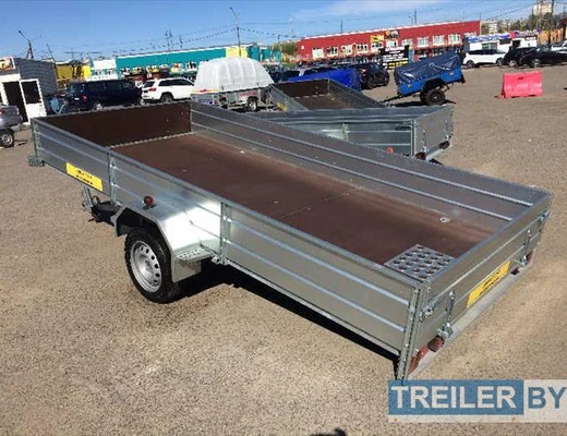 Бортовой одноосный прицеп без тормоза Вектор (ЛАВ) 81012С 4.0