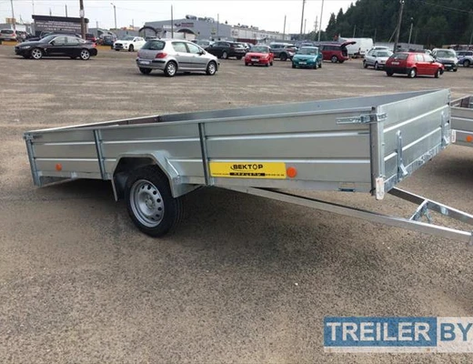 Бортовой одноосный прицеп без тормоза Вектор (ЛАВ) 81012С