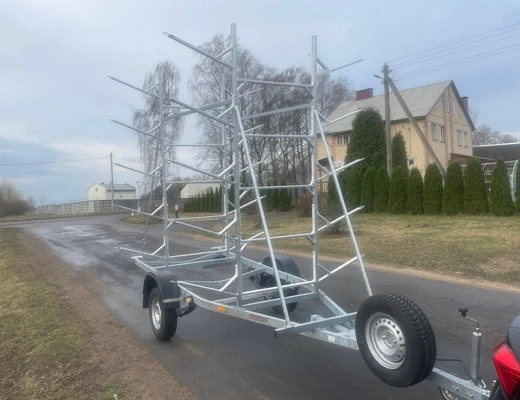 Прицеп для перевозки байдарок, каноэ, каяков и лодок