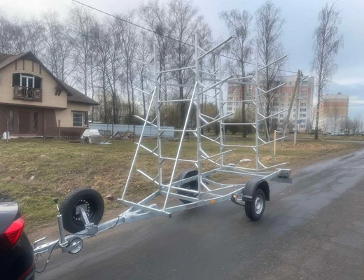 Прицеп для перевозки байдарок, каноэ, каяков и лодок