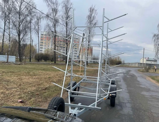 Прицеп для перевозки байдарок, каноэ, каяков и лодок