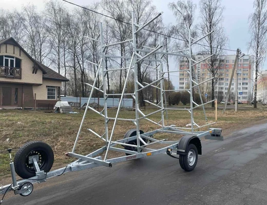 Прицеп для перевозки байдарок, каноэ, каяков и лодок