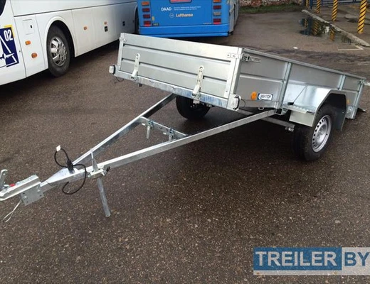 Бортовой одноосный прицеп без тормоза Вектор (ЛАВ) 81011A