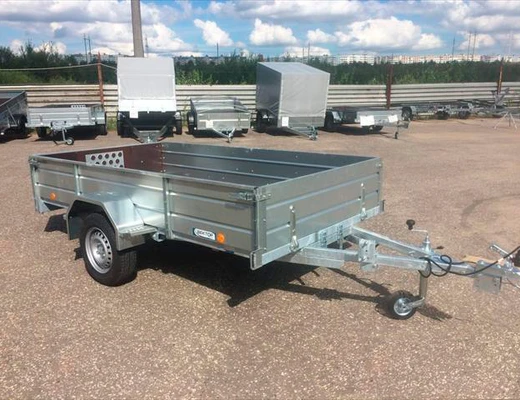 Бортовой одноосный прицеп без тормоза Вектор (ЛАВ) 81011С