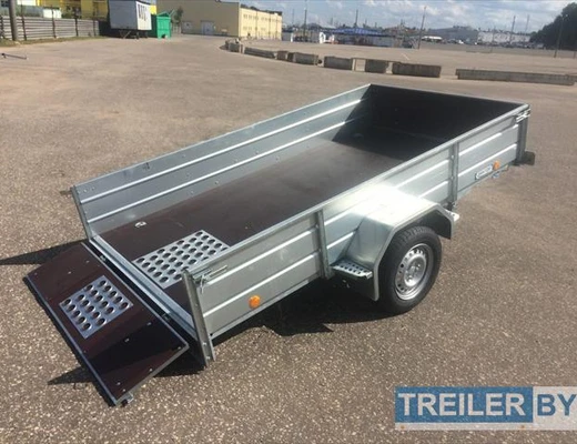 Бортовой одноосный прицеп без тормоза Вектор (ЛАВ) 81011С