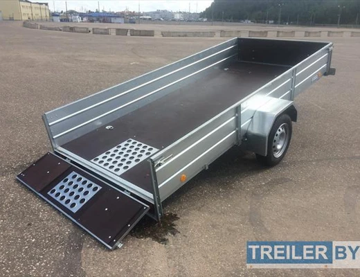 Бортовой одноосный прицеп без тормоза Вектор (ЛАВ) 81012A