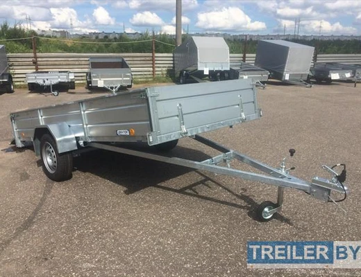 Бортовой одноосный прицеп без тормоза Вектор (ЛАВ) 81012A