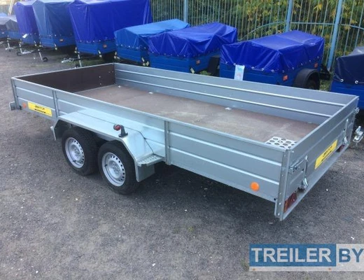 Бортовой двухосный прицеп без тормоза Вектор (ЛАВ) 81013E 4.0