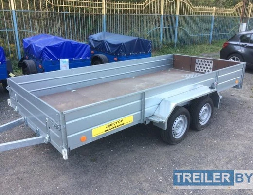 Бортовой двухосный прицеп без тормоза Вектор (ЛАВ) 81013E 4.0