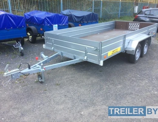Бортовой двухосный прицеп без тормоза Вектор (ЛАВ) 81013E 4.0