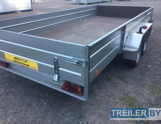 Бортовой двухосный прицеп без тормоза Вектор (ЛАВ) 81013E 4.0