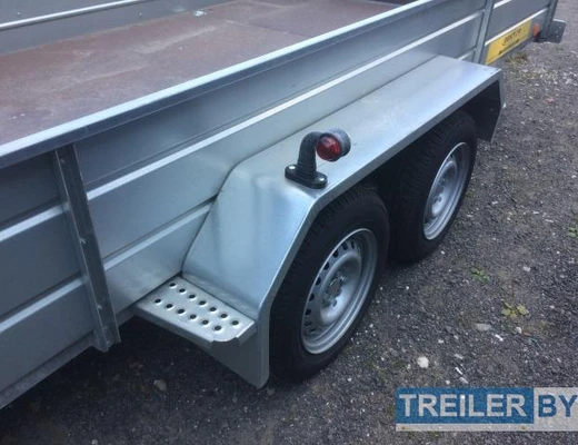 Бортовой двухосный прицеп без тормоза Вектор (ЛАВ) 81013E 4.0