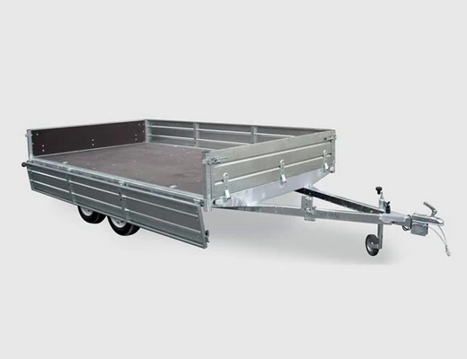 Бортовой двухосный прицеп без тормоза Вектор (ЛАВ) 81013C