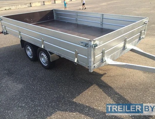 Бортовой двухосный прицеп без тормоза Вектор (ЛАВ) 81013C
