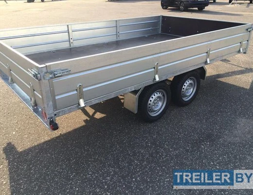 Бортовой двухосный прицеп без тормоза Вектор (ЛАВ) 81013C