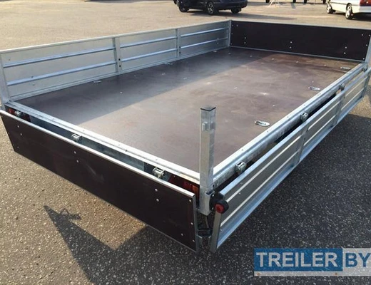 Бортовой двухосный прицеп без тормоза Вектор (ЛАВ) 81013C