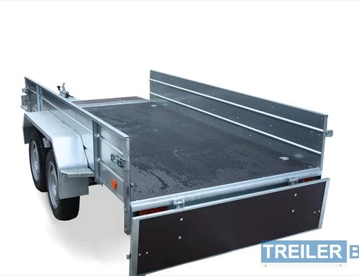 Бортовой двухосный прицеп без тормоза Вектор (ЛАВ) 81013G