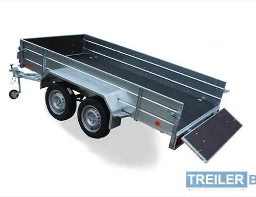 Бортовой двухосный прицеп без тормоза Вектор (ЛАВ) 81013G