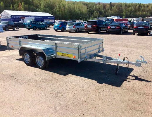 Бортовой двухосный прицеп без тормоза Вектор (ЛАВ) 81013