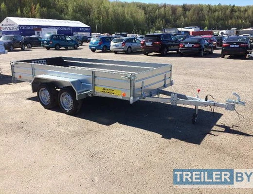 Бортовой двухосный прицеп без тормоза Вектор (ЛАВ) 81013