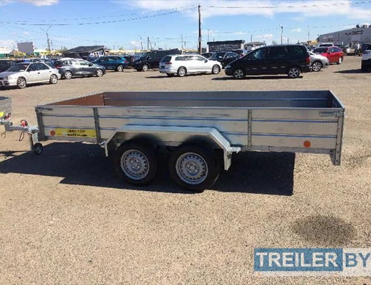 Бортовой двухосный прицеп без тормоза Вектор (ЛАВ) 81013