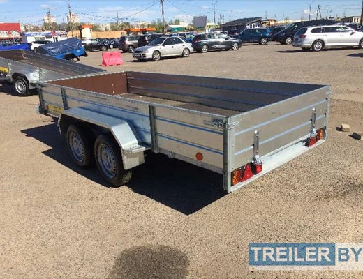 Бортовой двухосный прицеп без тормоза Вектор (ЛАВ) 81013