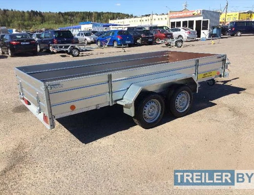 Бортовой двухосный прицеп без тормоза Вектор (ЛАВ) 81013