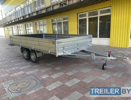 Бортовой двухосный прицеп без тормоза Вектор (ЛАВ) 81013D 4.0