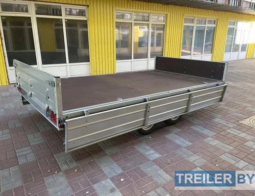 Бортовой двухосный прицеп без тормоза Вектор (ЛАВ) 81013D 4.0