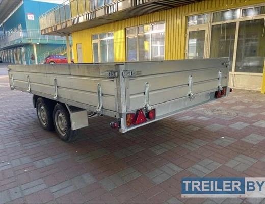 Бортовой двухосный прицеп без тормоза Вектор (ЛАВ) 81013D 4.0