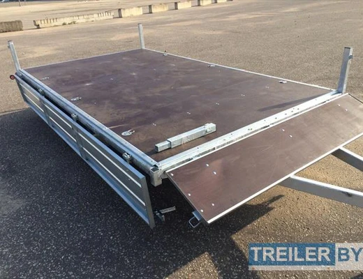 Бортовой двухосный прицеп без тормоза ЛАВ 81013C 4.0